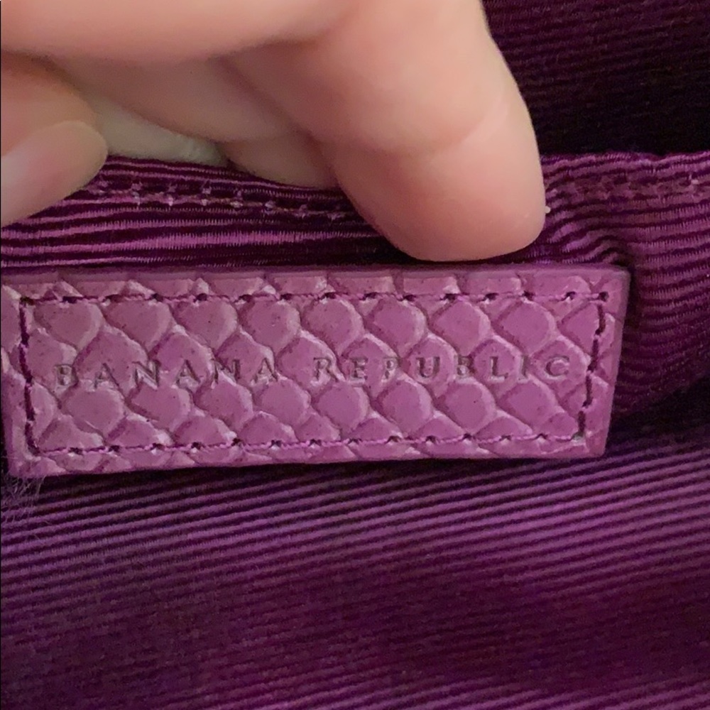 Banana Republic Cow Leather Clutch - Picture 7 of 7